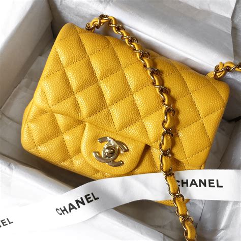 yellow chanel bag|chanel yellow bag price.